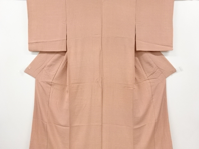 リサイクル　花七宝模様小紋着物